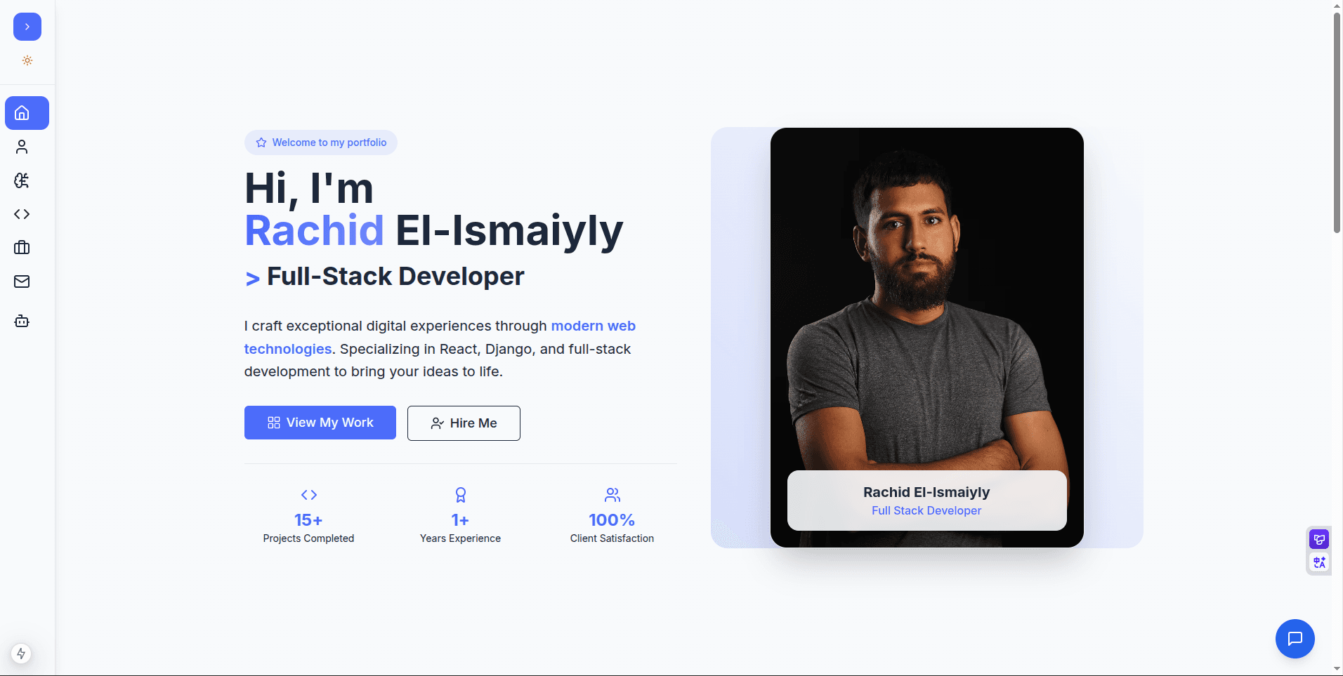 Personal Portfolio - Rachid.tech